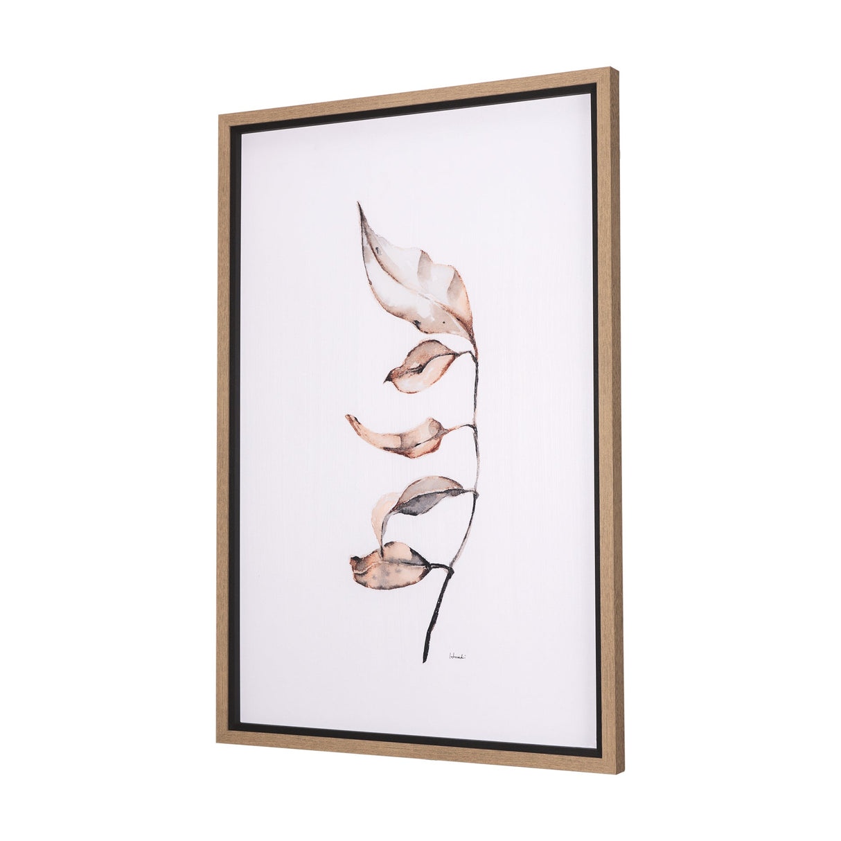 Autumn Message II by Mercana Studio a Hand Embellished Textured Framed Art Print by Mercana at Eve Furniture