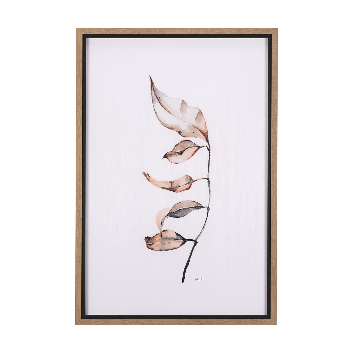 Autumn Message II by Mercana Studio a Hand Embellished Textured Framed Art Print by Mercana at Eve Furniture