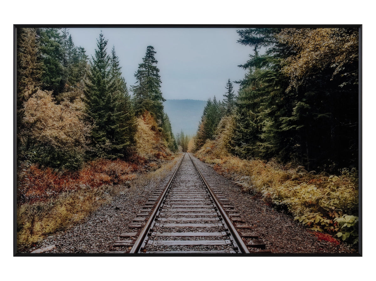 Autumn Tracks Brown/Green Wall Art by Crestview at Eve Furniture