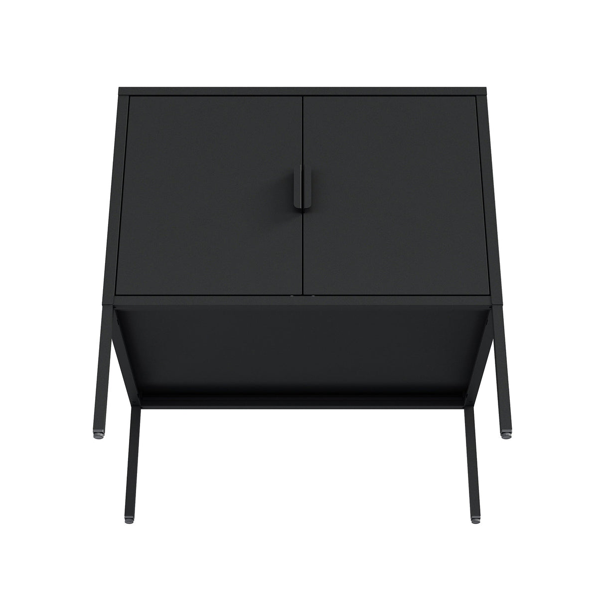 Ava 23.6" Accent Cabinet in Black by Manhattan Comfort at Eve Furniture