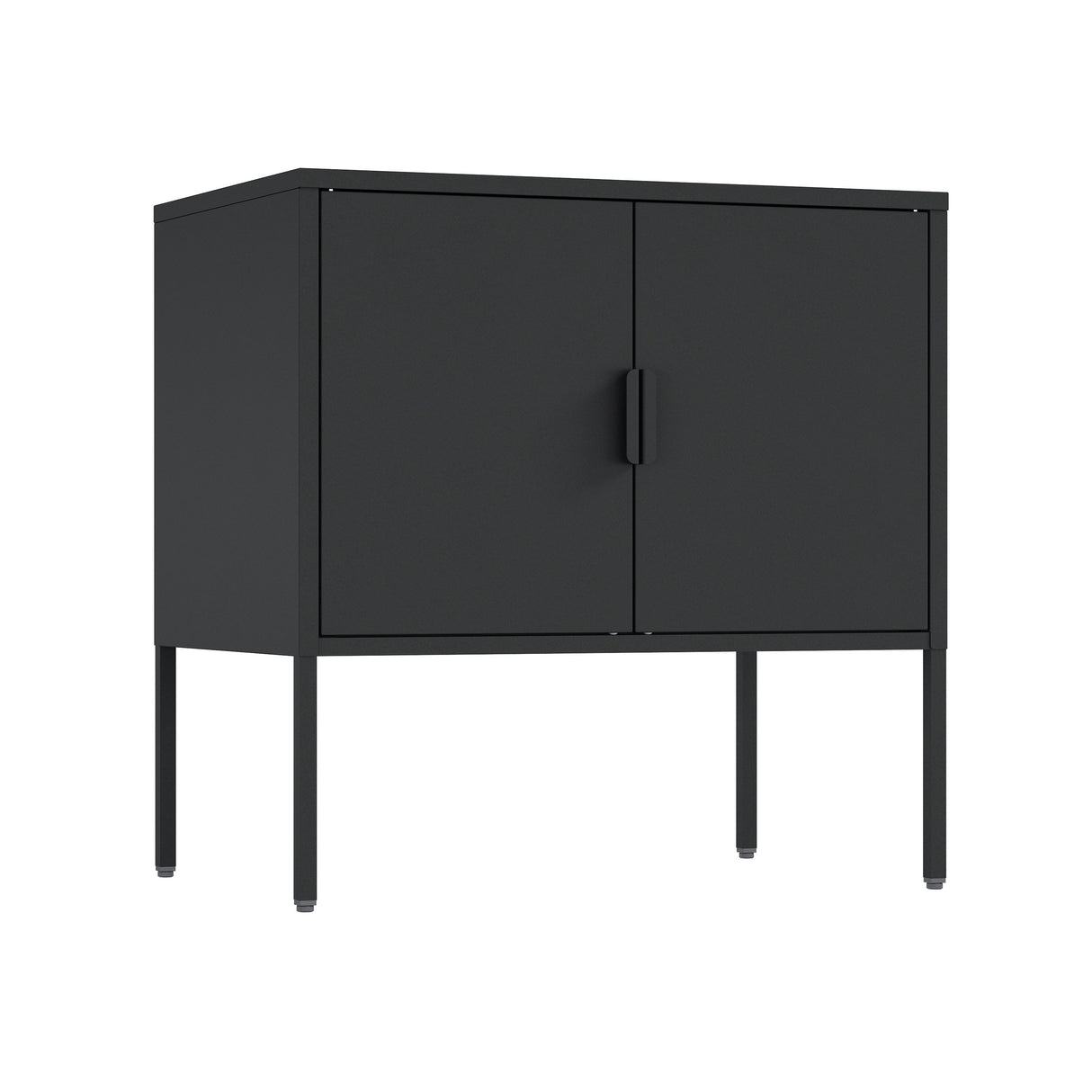 Ava 23.6" Accent Cabinet in Black by Manhattan Comfort at Eve Furniture