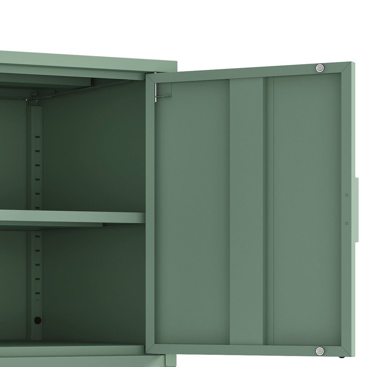 Ava 23.6" Accent Cabinet in Green by Manhattan Comfort at Eve Furniture