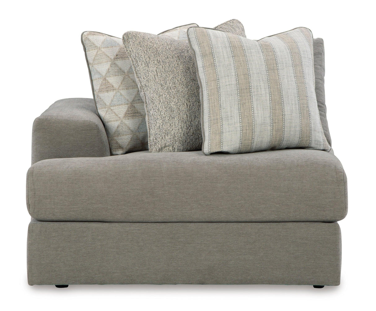 Avaliyah Ash 2-Piece Modular Loveseat by Ashley at Eve Furniture