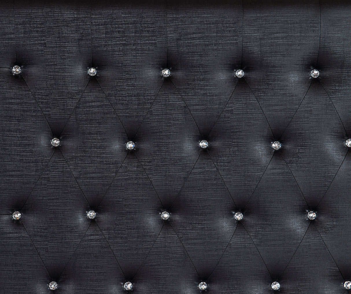 Aveline Black King LED Upholstered Panel Bed by Homelegance at Eve Furniture