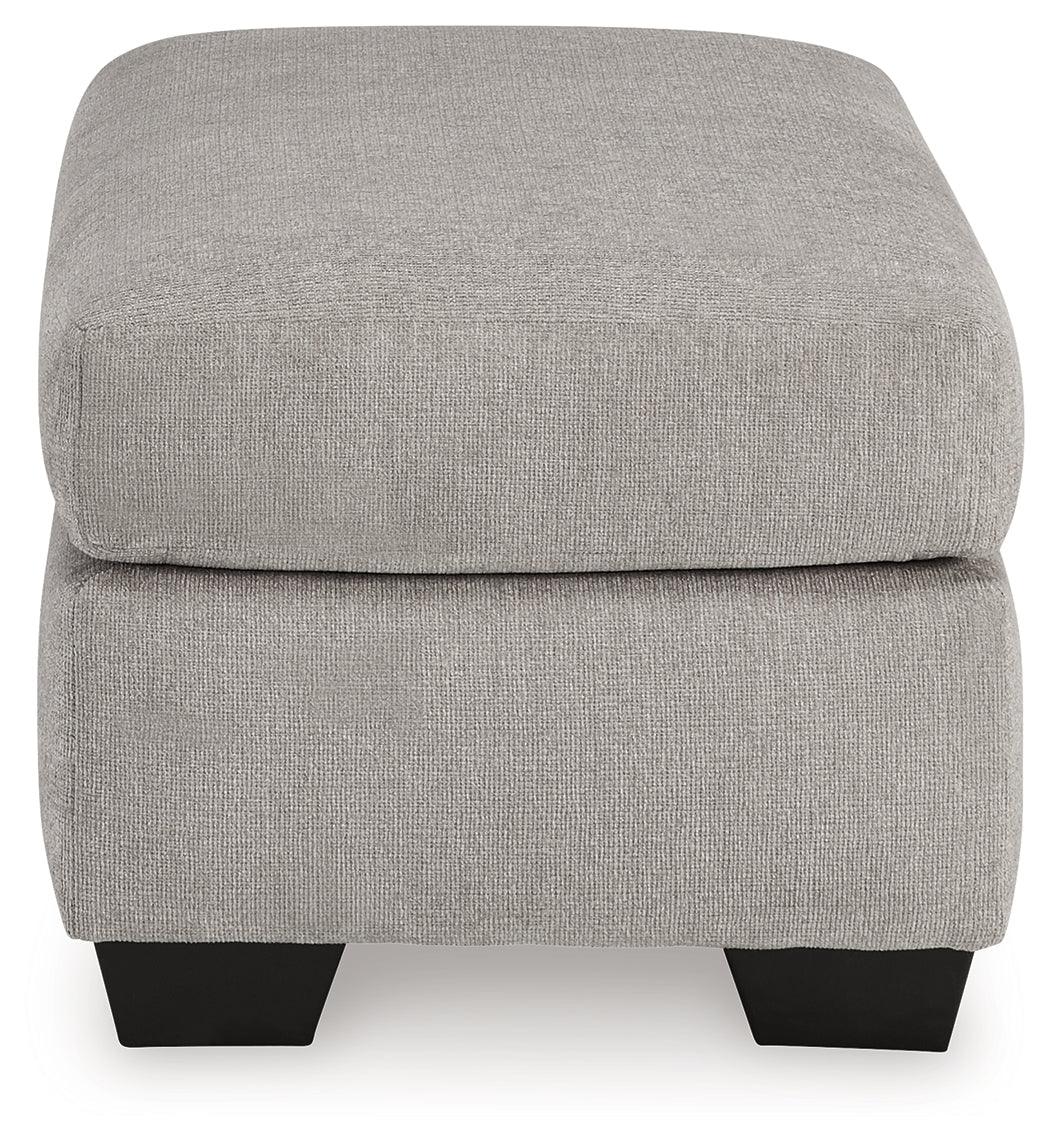Avenal Park Flannel Ottoman by Ashley at Eve Furniture