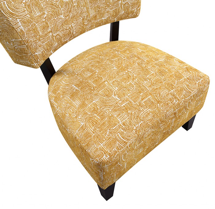 Aveni Yellow Accent Chair by Furniture of America at Eve Furniture