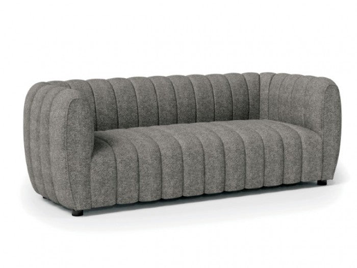 Aversa Charcoal Gray Sofa by Furniture of America at Eve Furniture