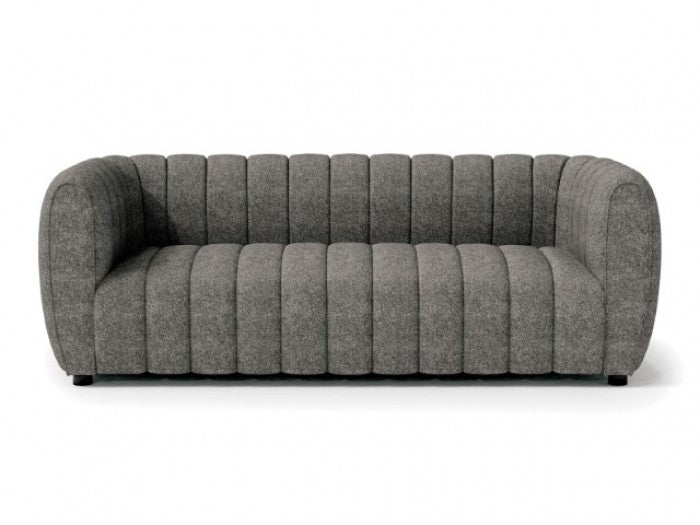 Aversa Charcoal Gray Sofa by Furniture of America at Eve Furniture