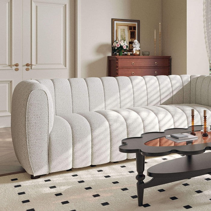 Aversa Off-White Sofa by Furniture of America at Eve Furniture