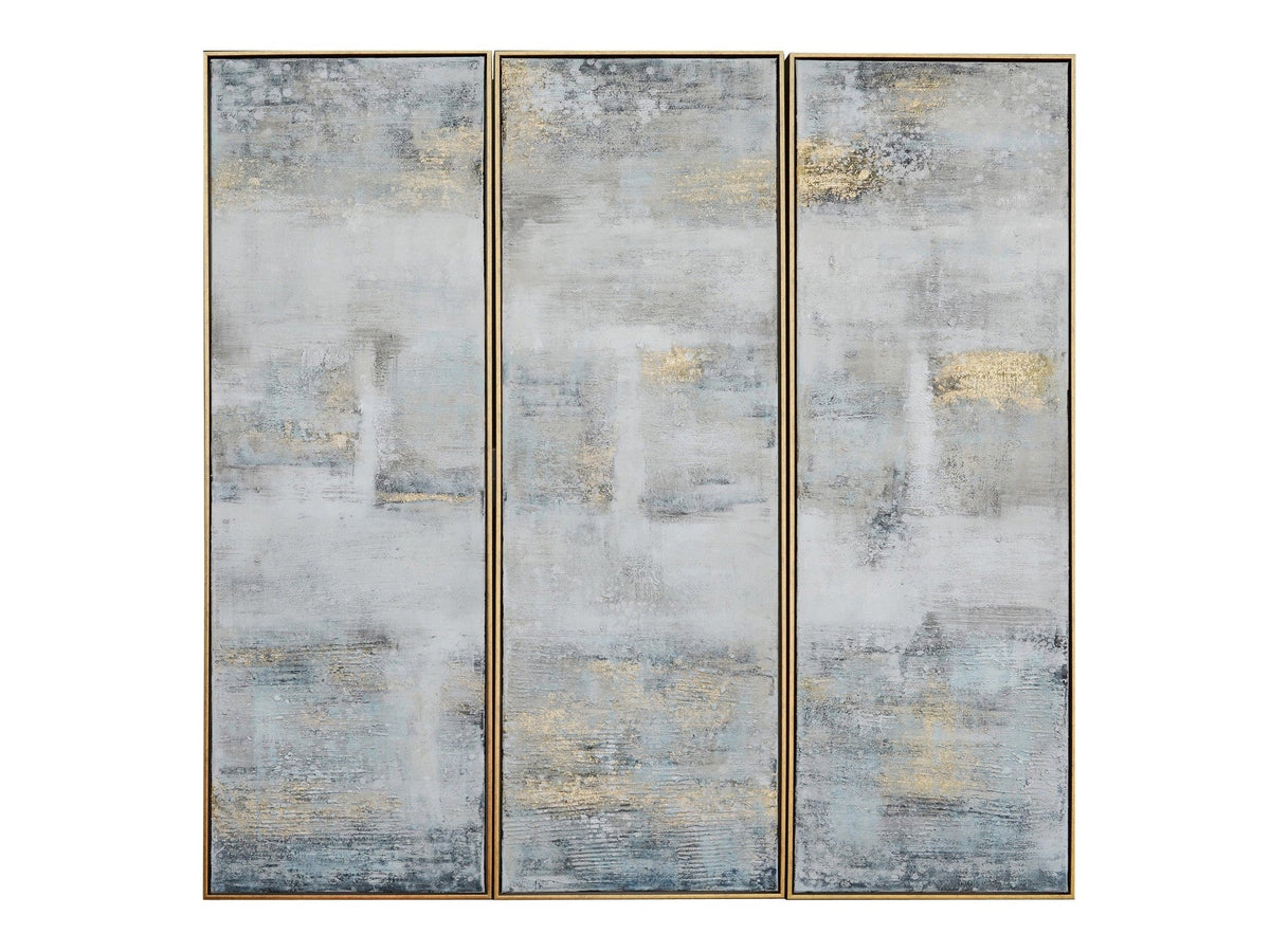 Avery Gold/Blue Canvas by Crestview at Eve Furniture