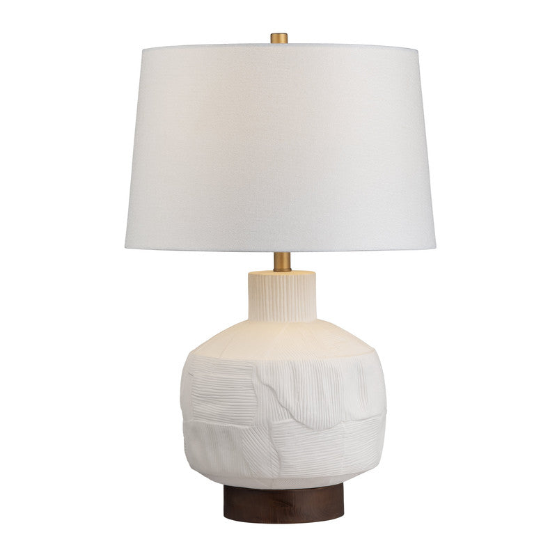 Avi White Table Lamp by Crestview at Eve Furniture