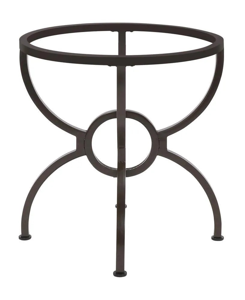 Aviano Gunmetal Dining Table Base by Coaster at Eve Furniture