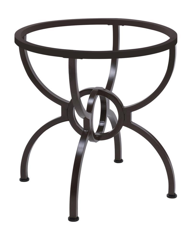 Aviano Gunmetal Dining Table Base by Coaster at Eve Furniture