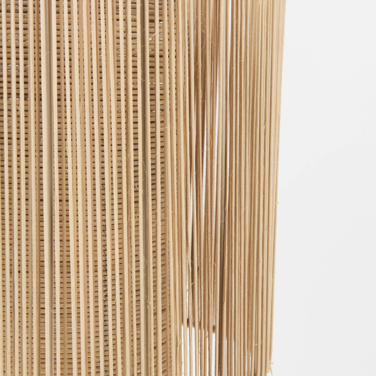 Aviario Natural Cane Cylindrical Pendant Light by Mercana at Eve Furniture