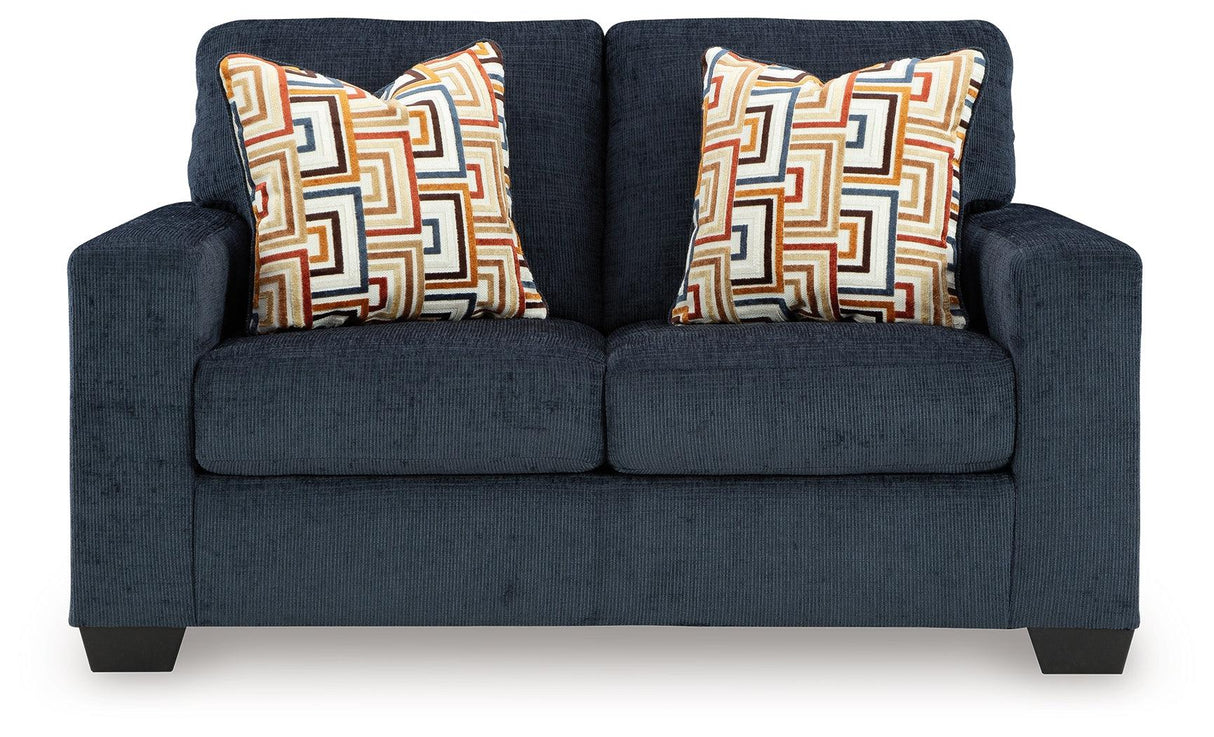 Aviemore Ink Loveseat by Ashley at Eve Furniture