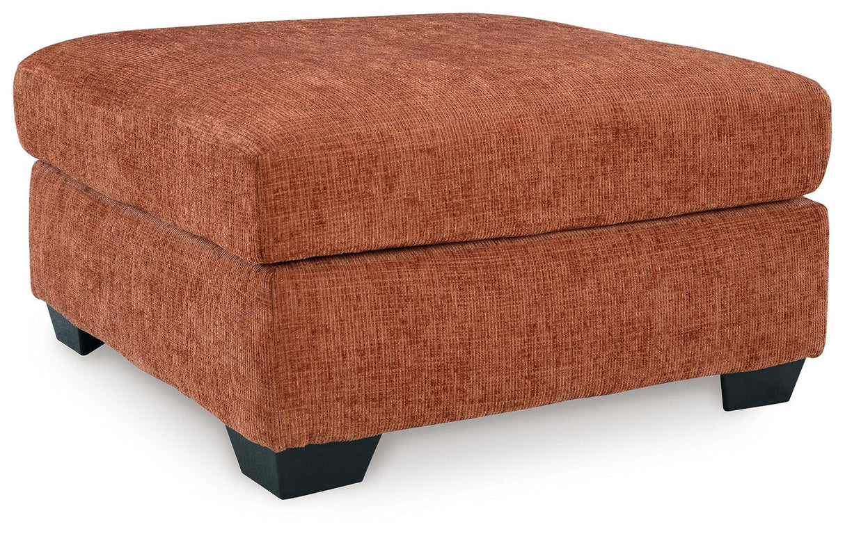Aviemore Spice Oversized Accent Ottoman by Ashley at Eve Furniture