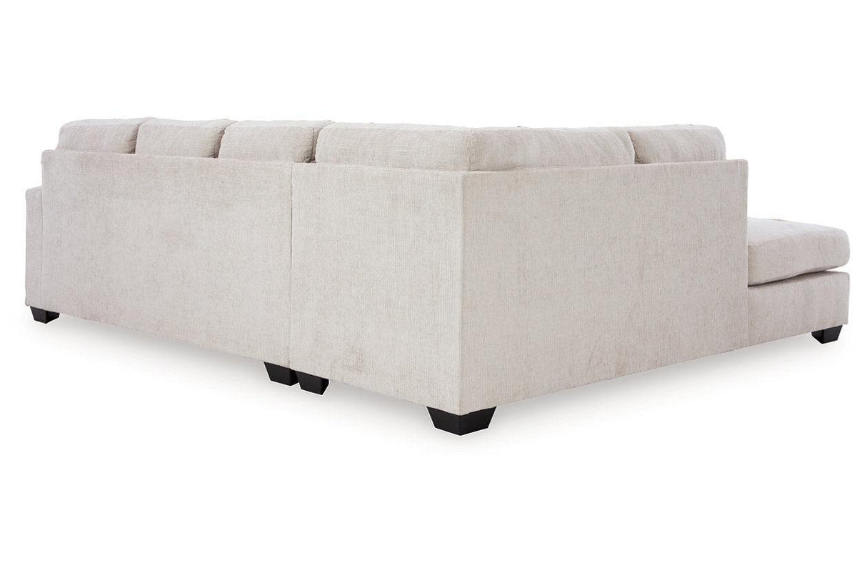 Aviemore Stone 2-Piece Sectional with LAF Chaise by Ashley at Eve Furniture