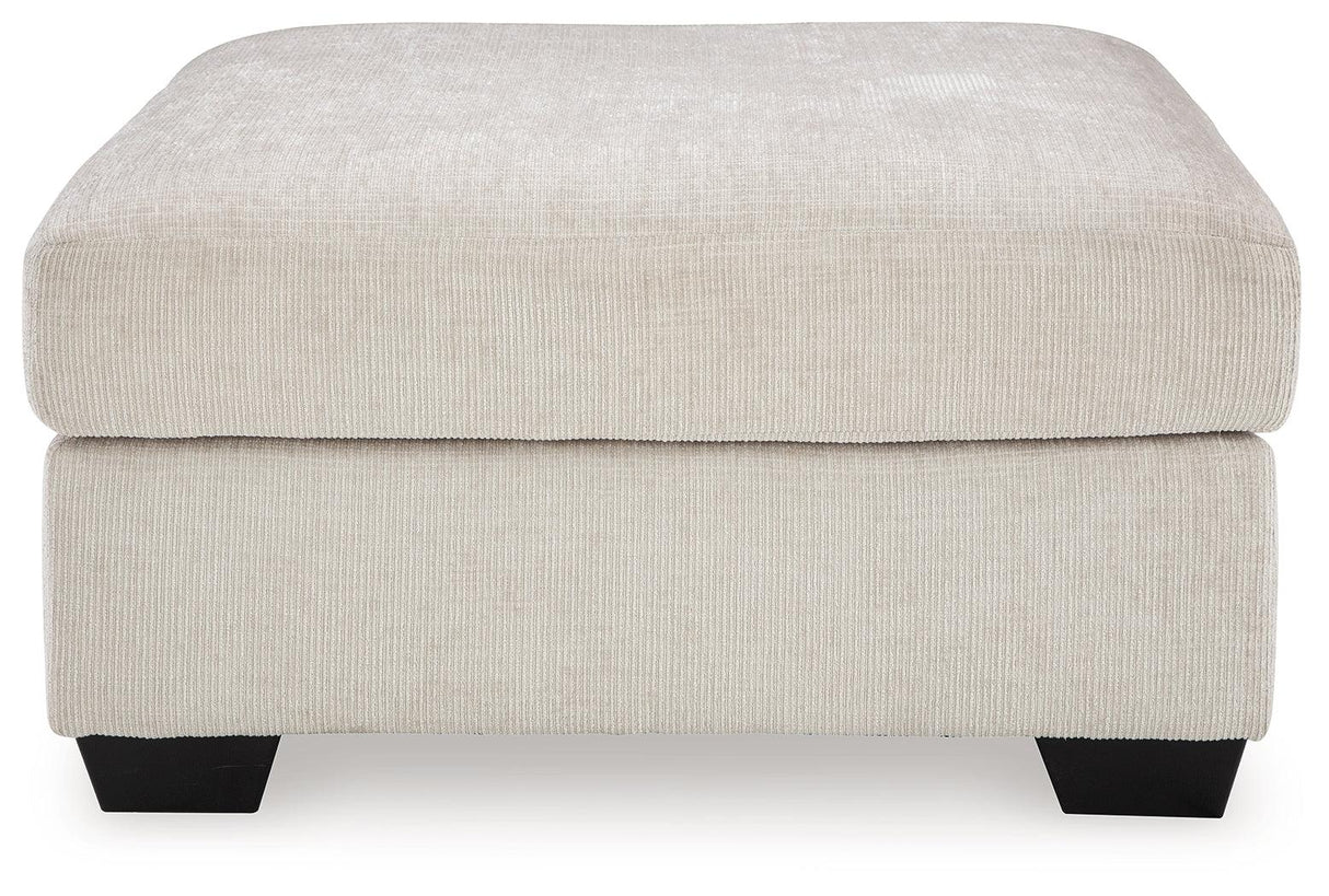 Aviemore Stone Oversized Accent Ottoman by Ashley at Eve Furniture
