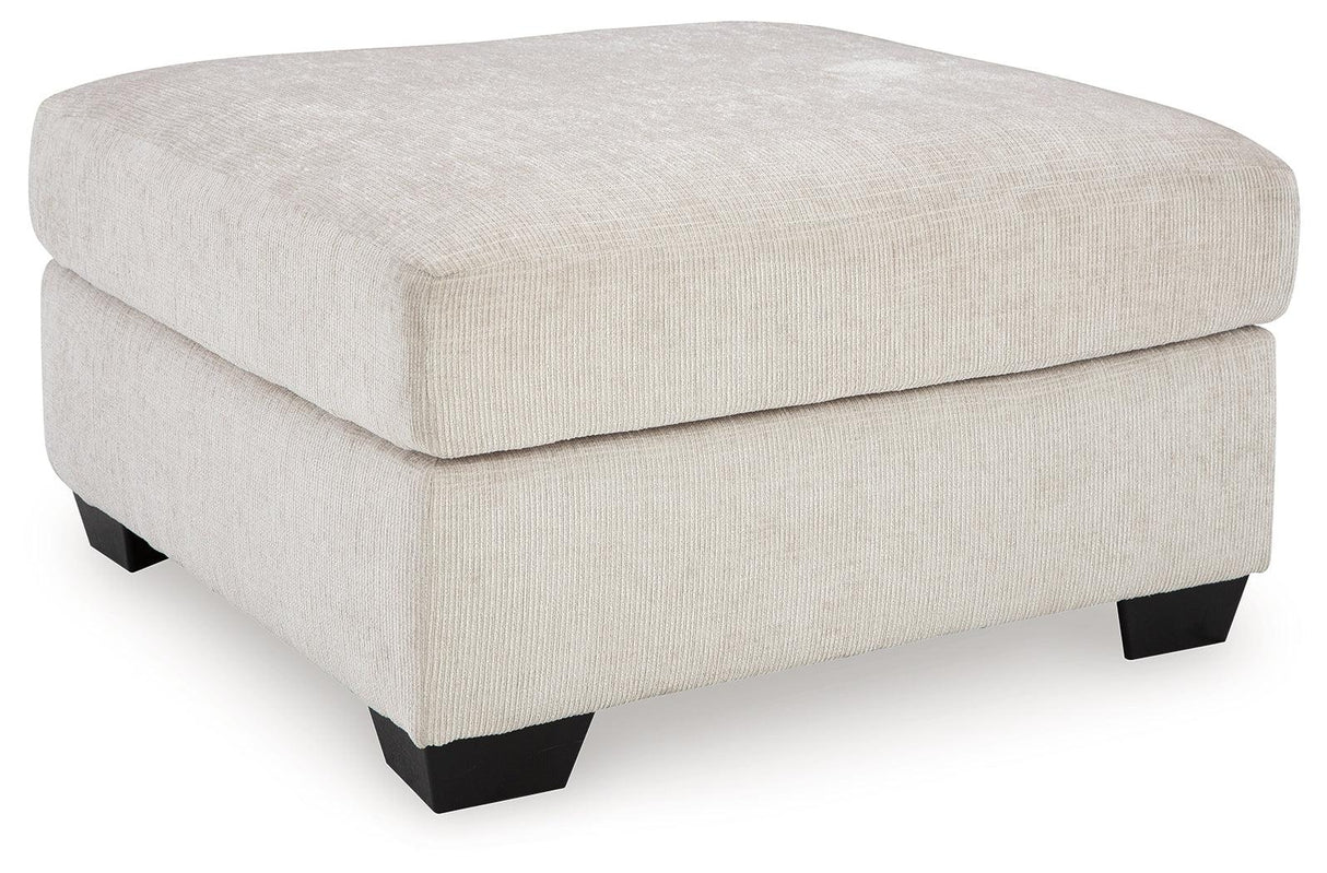 Aviemore Stone Oversized Accent Ottoman by Ashley at Eve Furniture