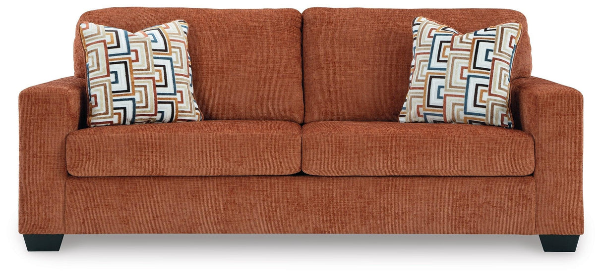 Aviemore Spice Queen Sofa Sleeper by Ashley at Eve Furniture