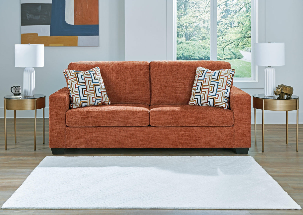Aviemore Spice Queen Sofa Sleeper by Ashley at Eve Furniture