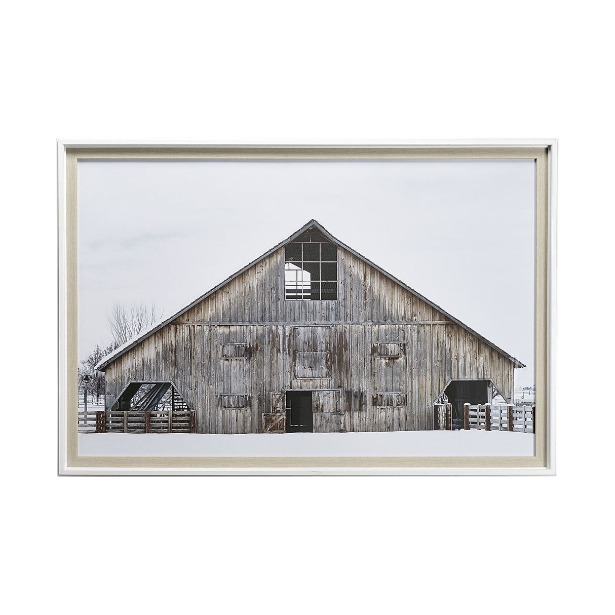 AWHC Barn 1 by Chris Dunker a Framed Photo Art Print Matted under Glass by Mercana at Eve Furniture
