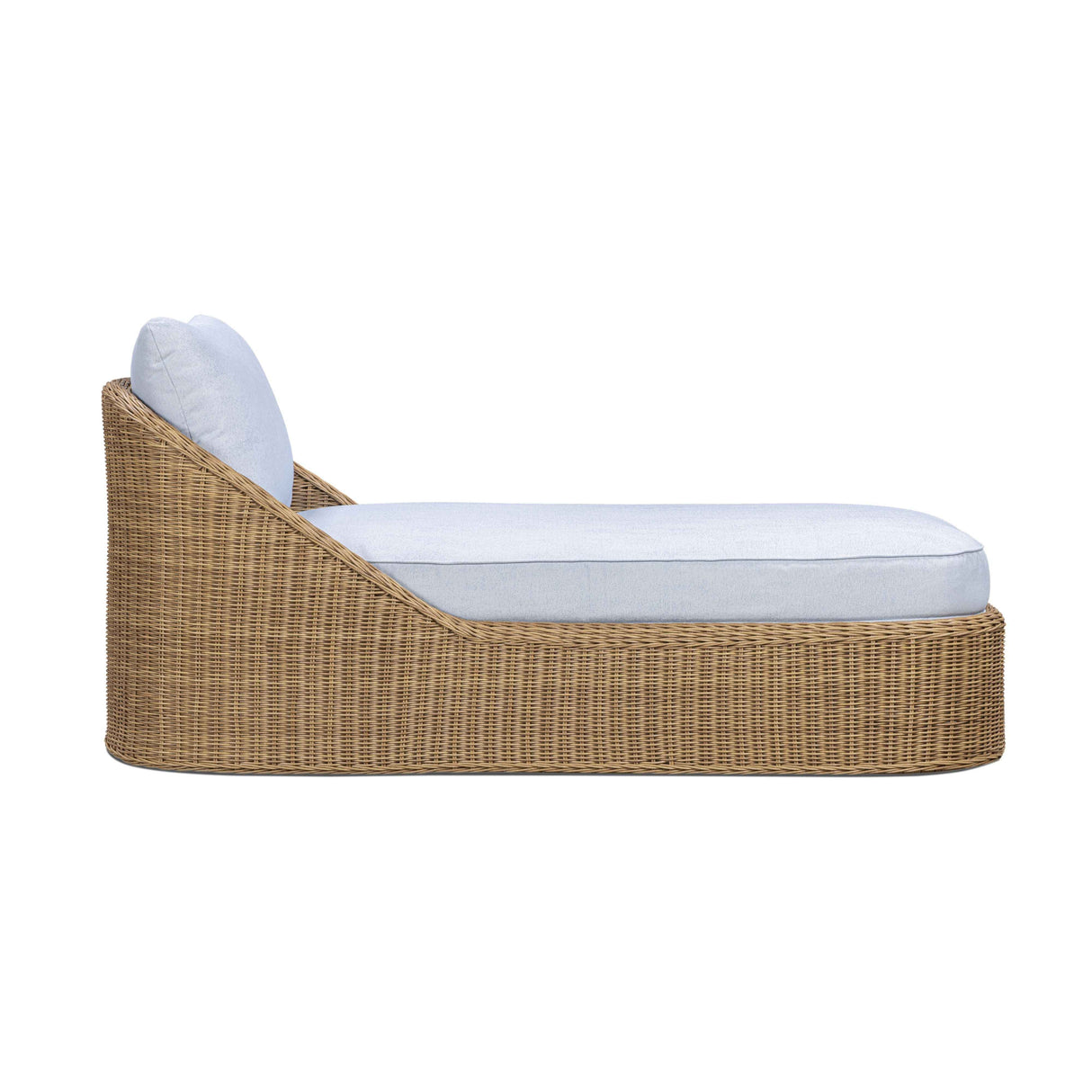 Axel Blue Boucle Outdoor Lounge Chair by TOV Furniture at Eve Furniture