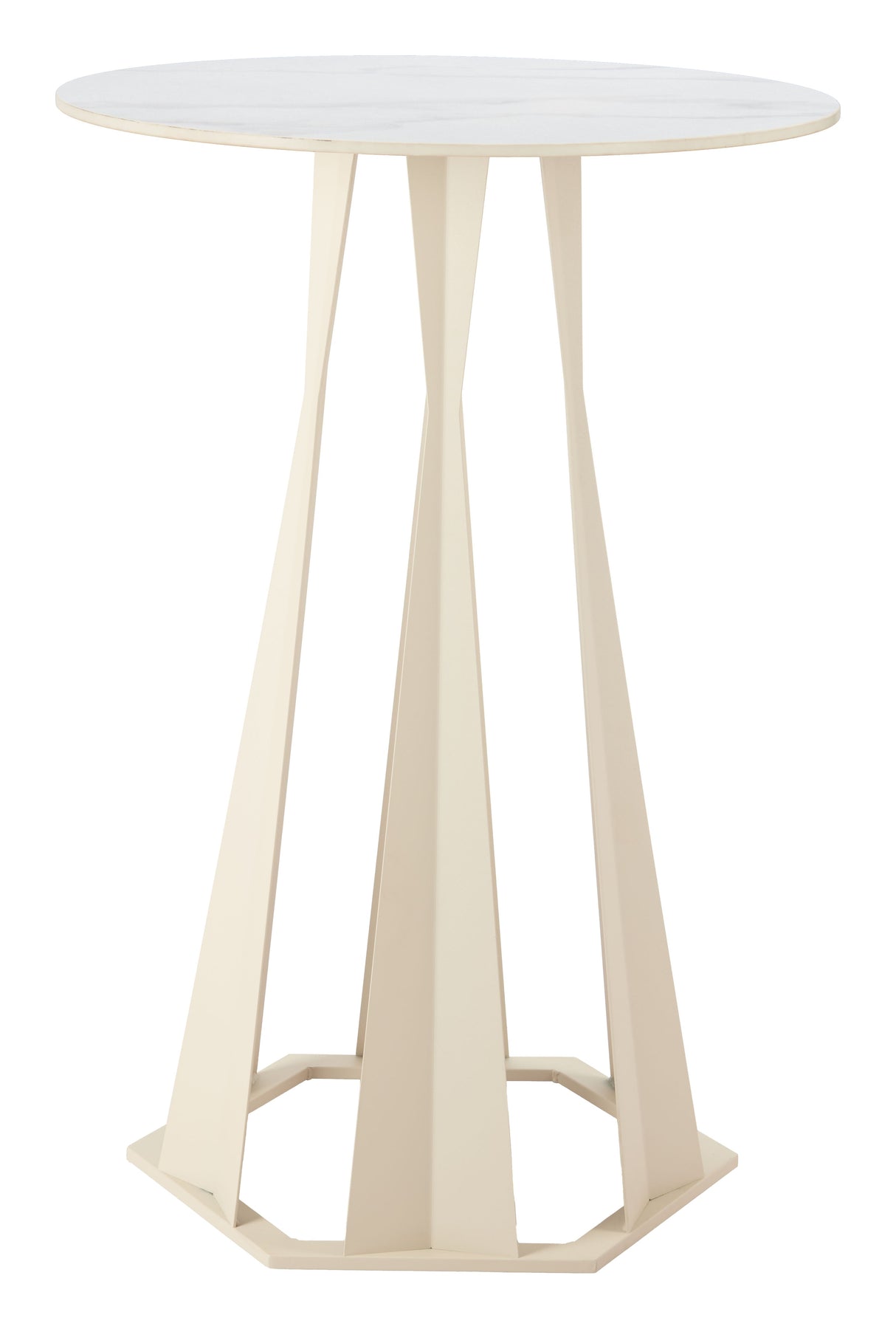 Axis White Bar Table by Zuomod at Eve Furniture