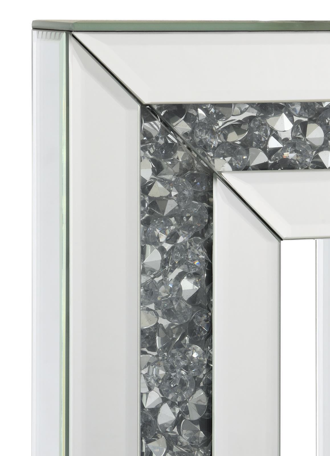 Ayelet White and Mirror Table Lamp with Square Shade by Coaster at Eve Furniture