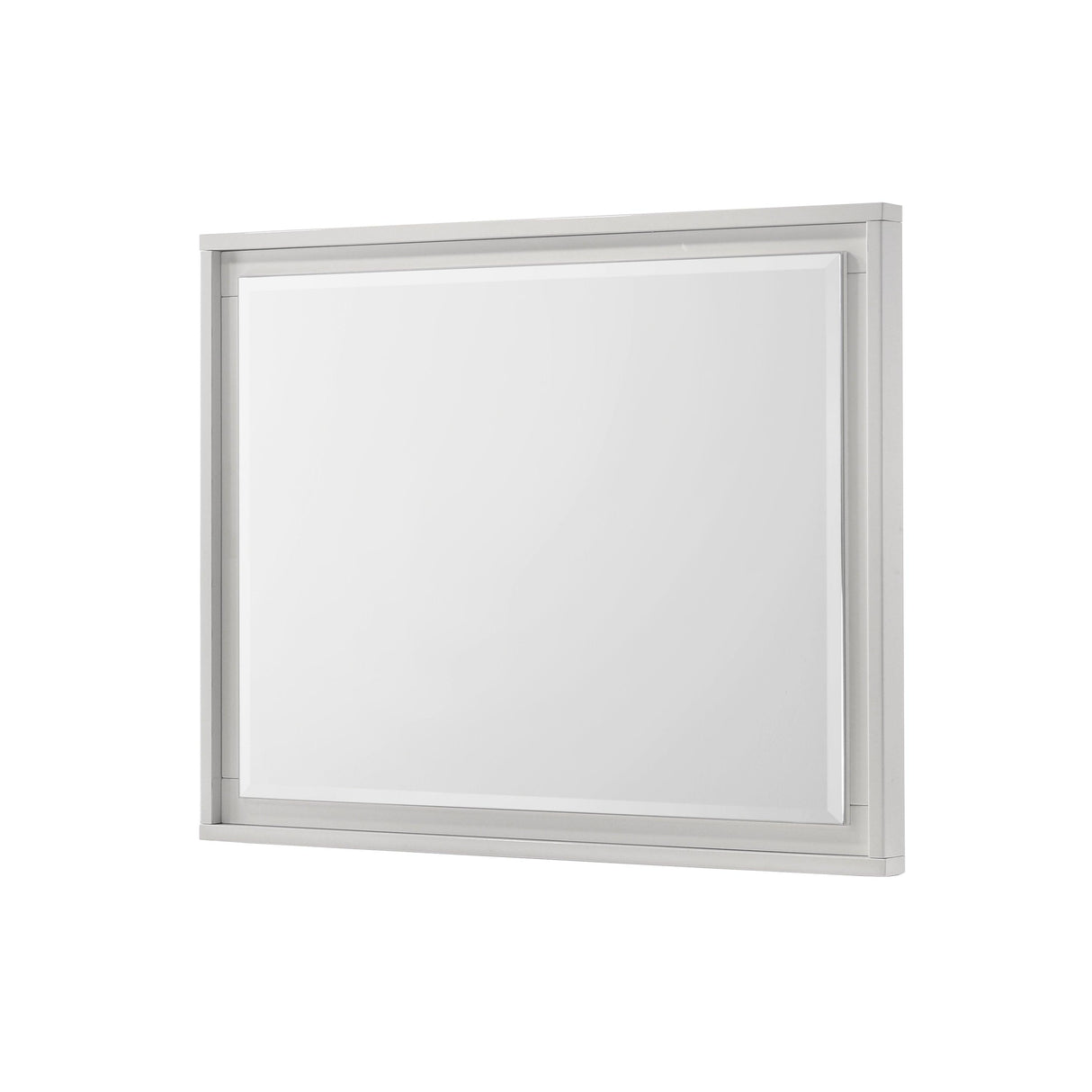 Ayla White Bedroom Mirror (Mirror Only) by Crown Mark at Eve Furniture