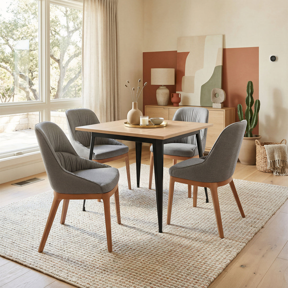 Ayr Slate Gray Dining Chair (Set of 2) by Zuomod at Eve Furniture