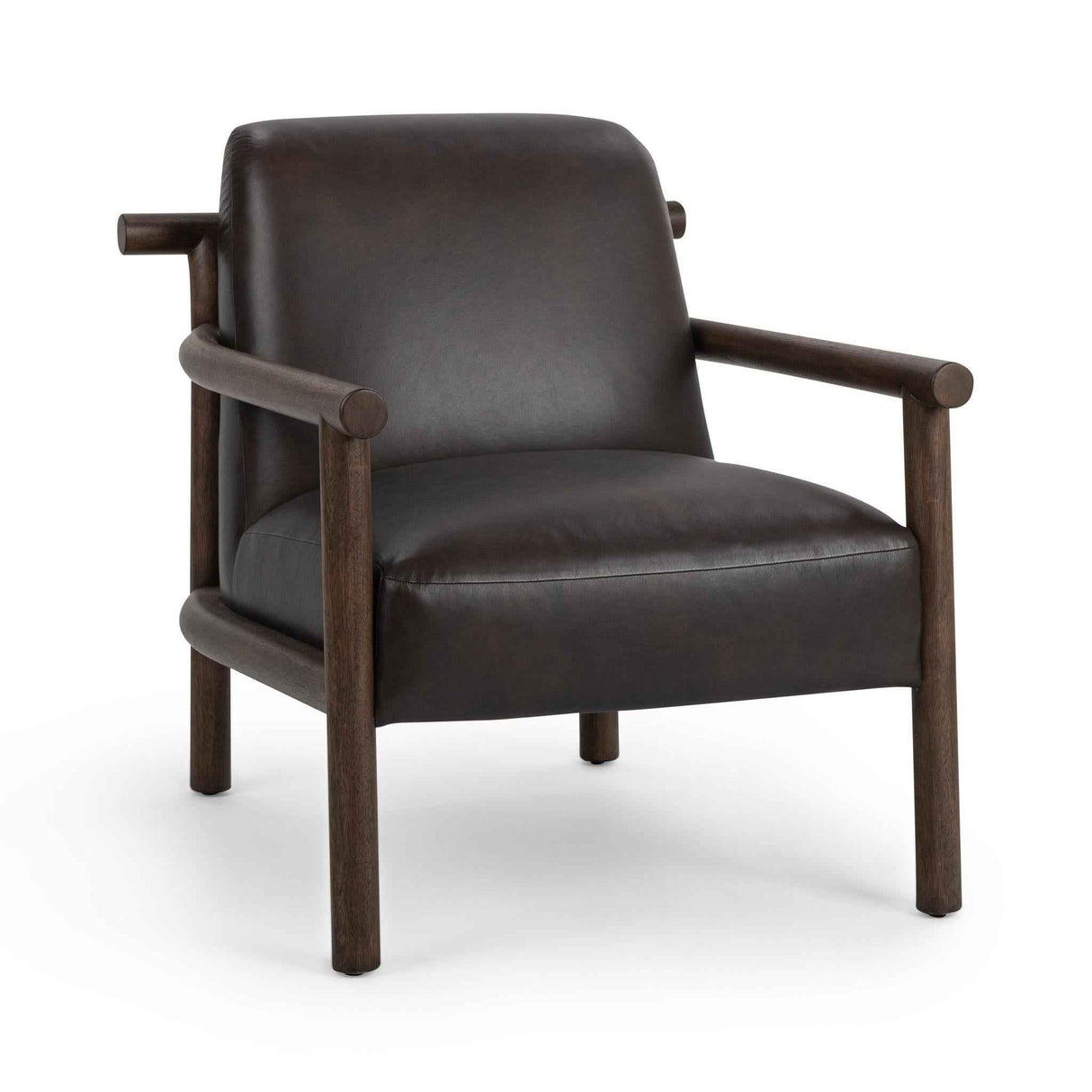 Azoria Dark Roast Accent Chair by Classic Home at Eve Furniture