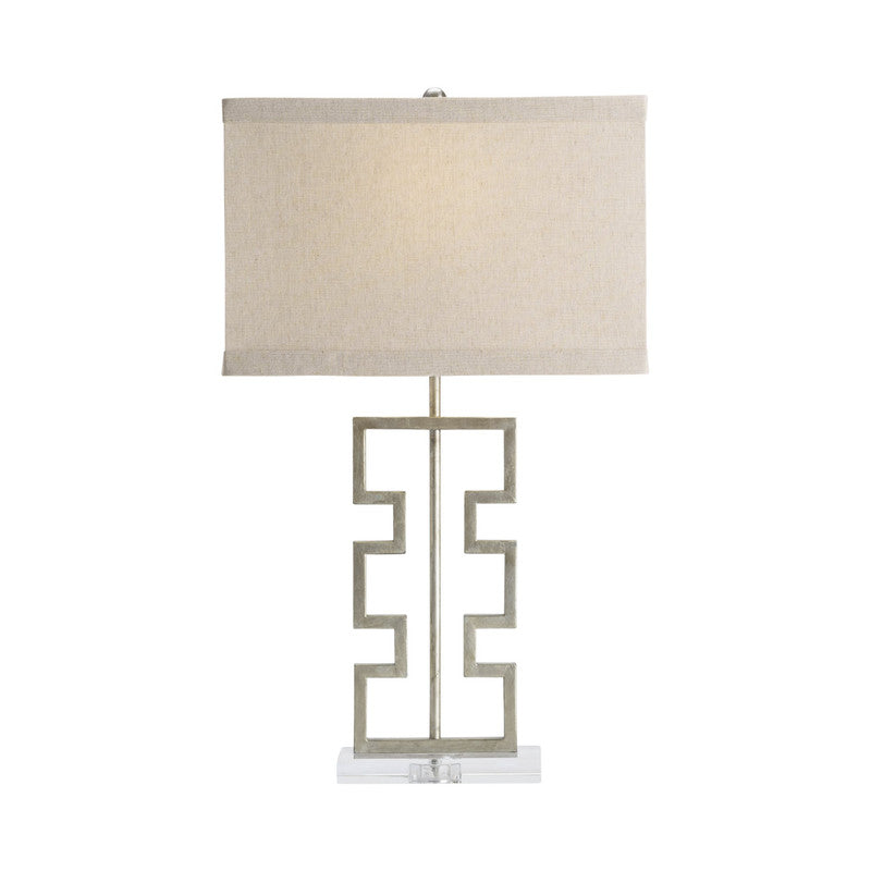 Azteca Silver Table Lamp (Set of 2) by Crestview at Eve Furniture