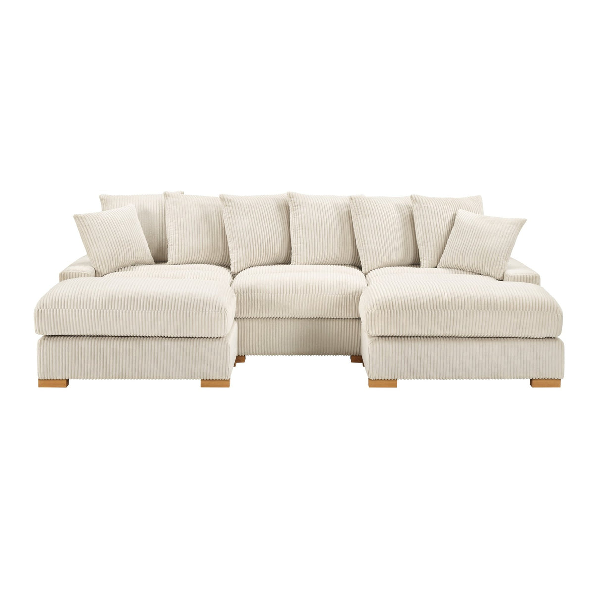 Azura Cream 6-Piece Sectional by New Era Innovations at Eve Furniture