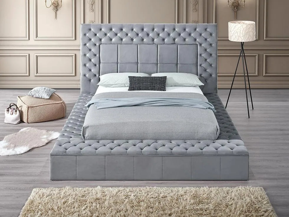 Emerald Grey Queen Bed by New Era Innovations at Eve Furniture