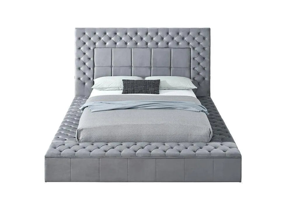 Emerald Grey Queen Bed by New Era Innovations at Eve Furniture