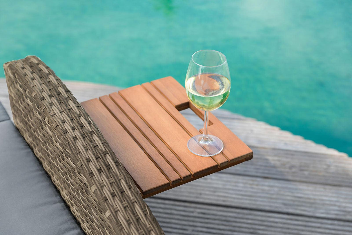 Bahia Tobago Brown/Dark Gray Reclining Chaise Lounge by Furniture of America at Eve Furniture