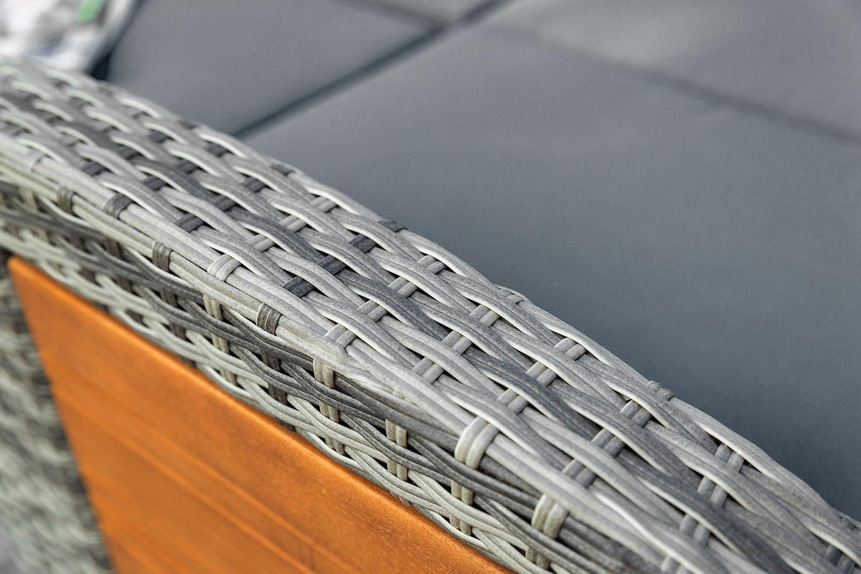 Bahia Tobago Gray Reclining Chaise Lounge by Furniture of America at Eve Furniture