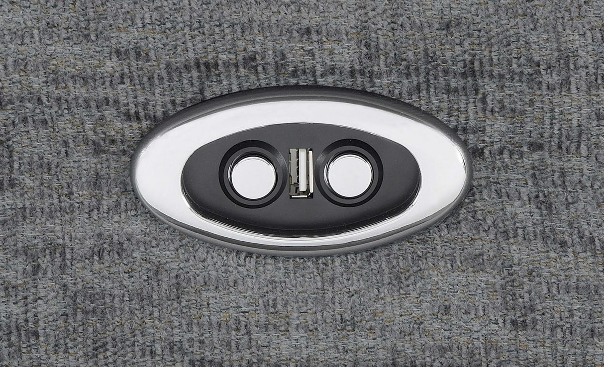 Bahrain Upholstered Motion Sofa Charcoal by Coaster at Eve Furniture