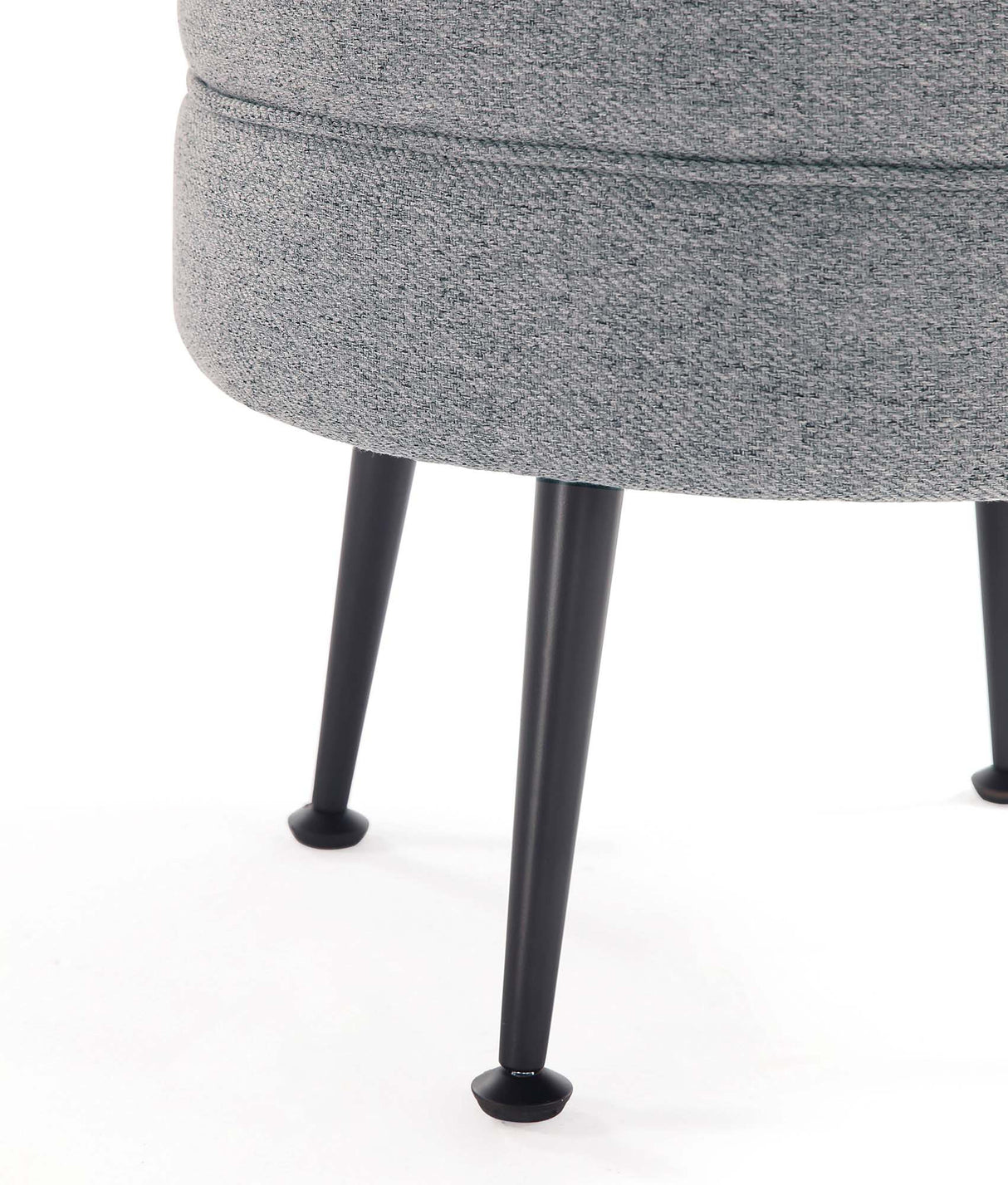 Bailey Ottoman in Multicolor with Black Feet (set of 4) by Manhattan Comfort at Eve Furniture