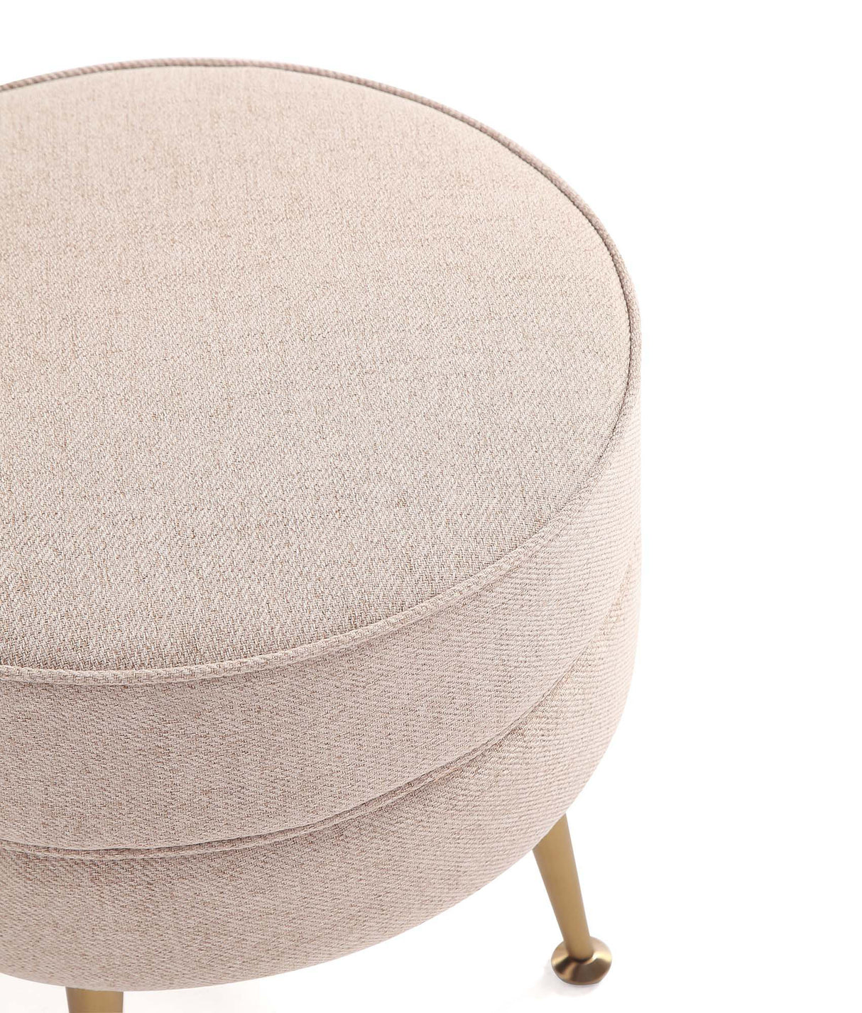 Bailey Ottoman in Multicolor with Gold Feet (set of 4) by Manhattan Comfort at Eve Furniture