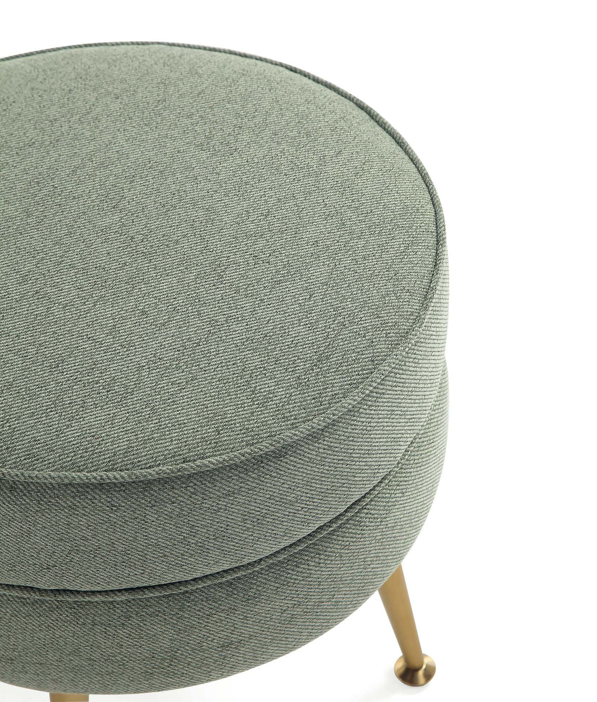Bailey Ottoman in Multicolor with Gold Feet (set of 4) by Manhattan Comfort at Eve Furniture