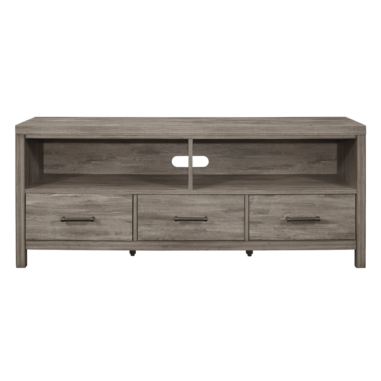 Bainbridge Weathered Gray 66" TV Stand by Homelegance at Eve Furniture