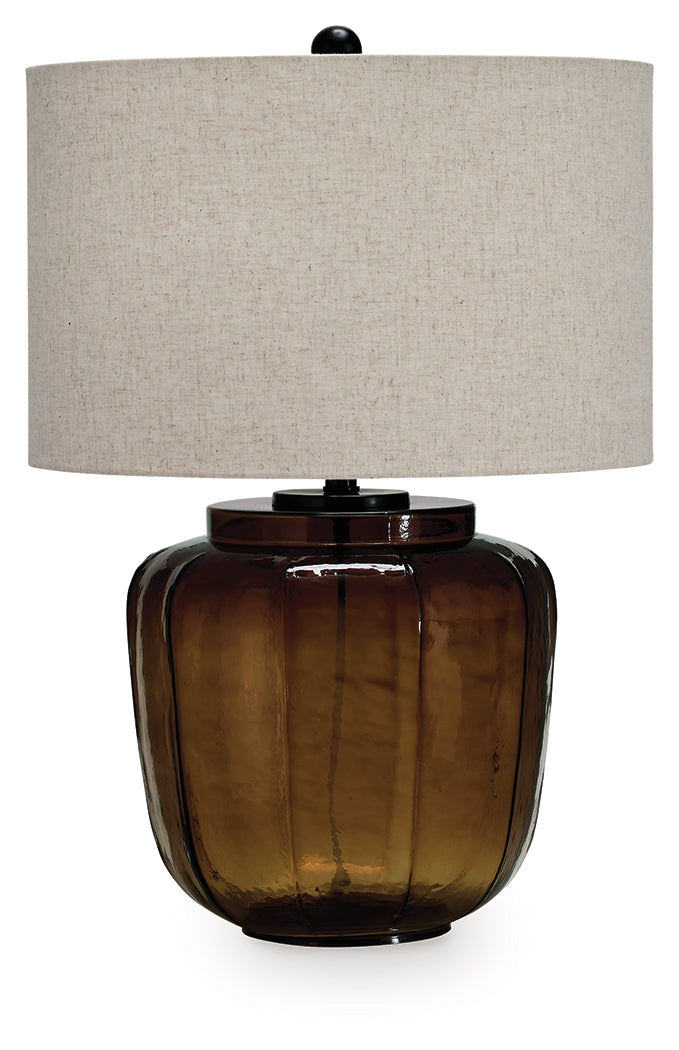 Bainmore Amber Table Lamp by Ashley at Eve Furniture