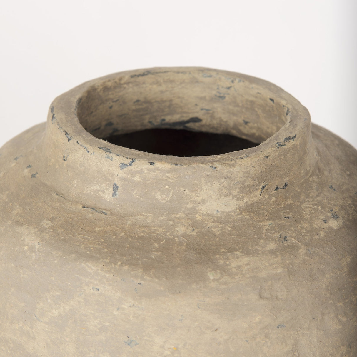 Bala Large Gray Paper Mache Vase by Mercana at Eve Furniture