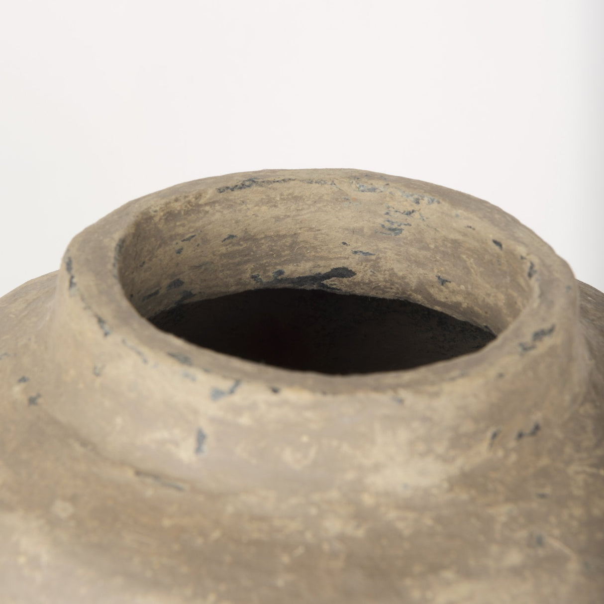 Bala Large Gray Paper Mache Vase by Mercana at Eve Furniture