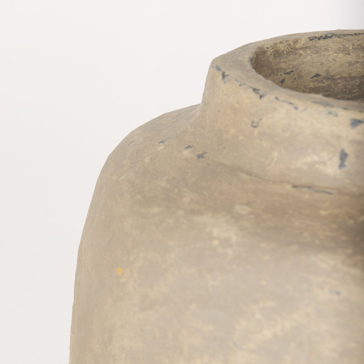 Bala Large Gray Paper Mache Vase by Mercana at Eve Furniture