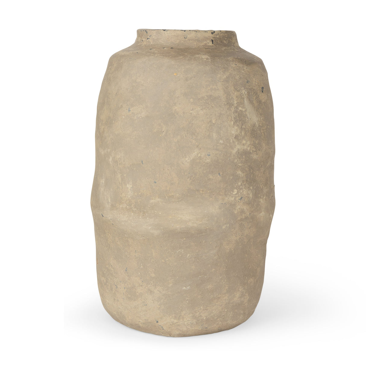 Bala Large Gray Paper Mache Vase by Mercana at Eve Furniture