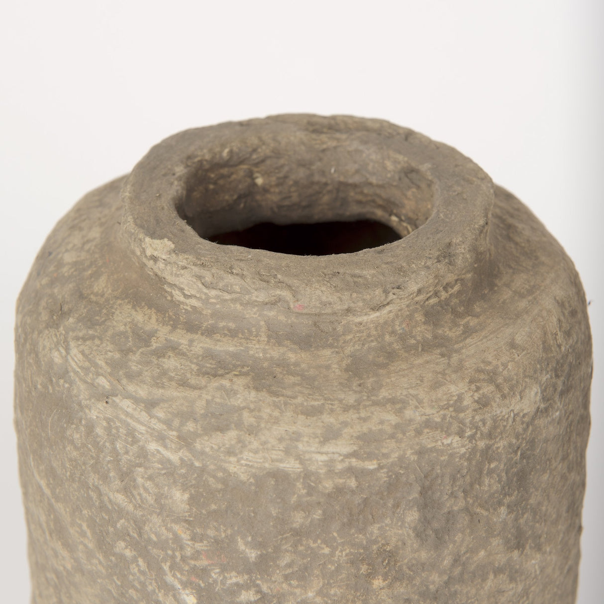 Bala Small Gray Paper Mache Vase by Mercana at Eve Furniture