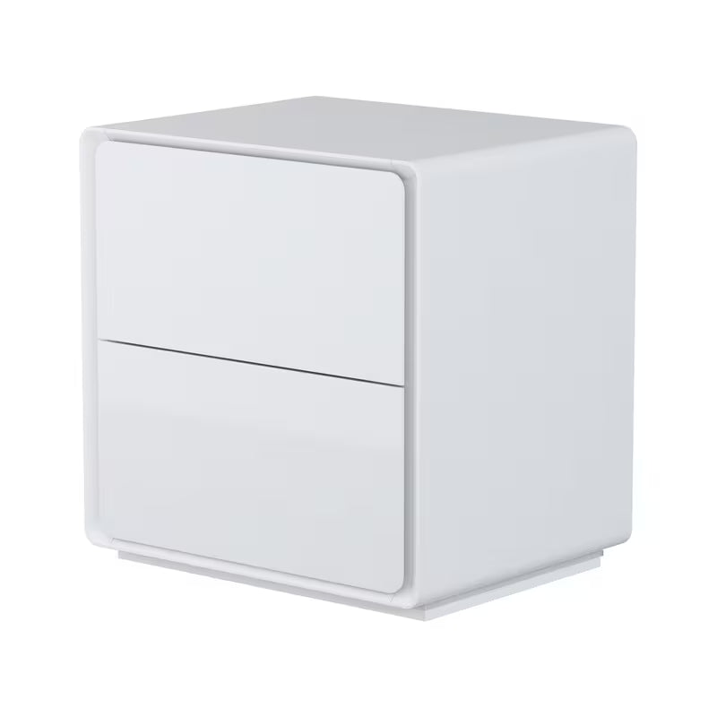 Balair Matte Gloss End Table with 2 Drawers by Eve Furniture at Eve Furniture